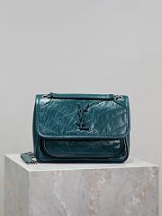 YSL Niki Baby Green Bag 22x16x12cm - 1