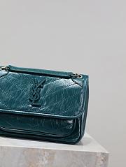 YSL Niki Baby Green Bag 22x16x12cm - 4