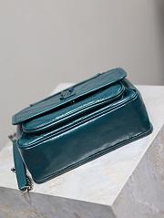 YSL Niki Baby Green Bag 22x16x12cm - 3