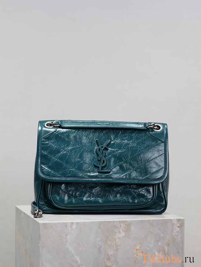 YSL Medium Niki Bag Green 28x20.5x8.5cm - 1