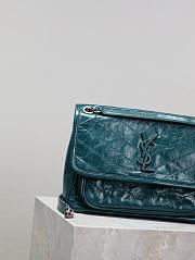 YSL Medium Niki Bag Green 28x20.5x8.5cm - 4