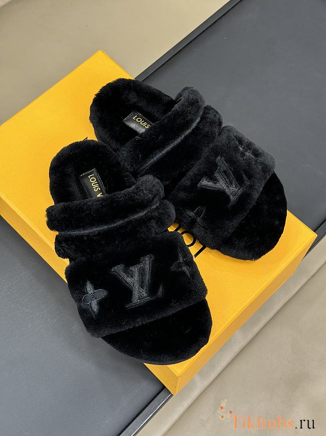 Louis Vuitton LV Sunset Flat Comfort Mule Black - 1