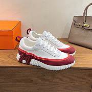 Hermes Bouncing Sneaker White Red - 1