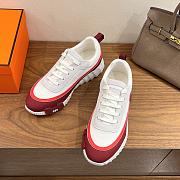 Hermes Bouncing Sneaker White Red - 4