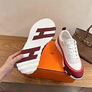 Hermes Bouncing Sneaker White Red - 2