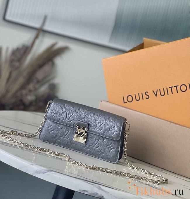 Louis Vuitton LV Wallet On Chain Metis Gun Metal 19x11x5.5cm - 1