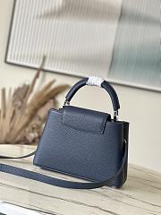 Louis Vuitton LV Capucines Navy Blue BB Bag 27x17.3x9cm - 6