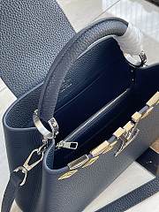 Louis Vuitton LV Capucines Navy Blue BB Bag 27x17.3x9cm - 3