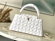 Louis Vuitton LV Capucines East-West MM White 33x19x9cm - 1