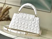 Louis Vuitton LV Capucines East-West MM White 33x19x9cm - 4