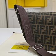 Fendi FF Jacquard Melon Small Brown 33x18x10cm - 2