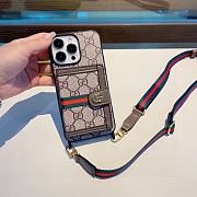 Gucci GG iPhone Case With Card Holder - 1