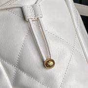 Chanel Shopping Bag Lambskin Gold White 34x36x12cm - 2