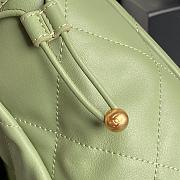 Chanel Shopping Bag Lambskin Gold Green 34x36x12cm - 4