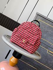 Chanel Red Backpack 28x26x11cm - 1