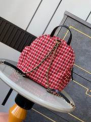 Chanel Red Backpack 28x26x11cm - 5