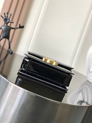 Celine Teen Garance Bag Patent Black Calfskin 18.5x13.5x7cm - 5