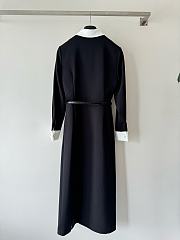 Dior Black White Long Dress - 5