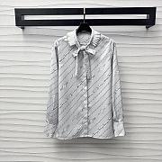 Louis Vuitton LV Pleated Collar Chain Print Shirt - 1