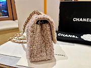 Chanel Flap Bag Beige Tweed Gold 20cm - 2