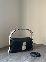 Fendi Baguette Twist Shoulder Bag Black 28x15x7cm - 2