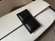 Fendi Baguette Twist Shoulder Bag White 28x15x7cm - 3