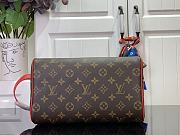 Louis Vuitton LV Dopp Kit Toilet Pouch Red 28x15x16cm - 5