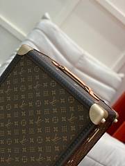 Louis Vuitton LV Rolling Trunk Suitcase Brown 55x39x24cm - 4