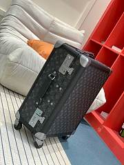 Louis Vuitton LV Rolling Trunk Suitcase Monogram Eclipse 55x39x24cm - 4