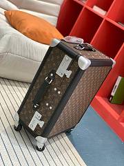 Louis Vuitton LV Rolling Trunk Suitcase Monogram Black 55x39x24cm - 2