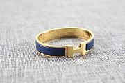 Hermes Blue Gold Bracelet - 1