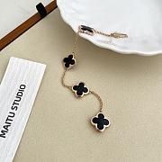 Van Cleef VCA Pure Alhambra Black Bracelet - 2