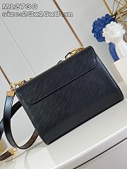 Louis Vuitton LV Twist MM Slim Black 23x16x8cm - 2