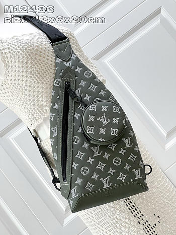 Louis Vuitton LV Duo Slingbag Olive Green 42x20x6cm