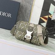 Dior Hit The Road Bag with Strap Olive Green 27x17x9cm - 1