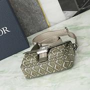 Dior Hit The Road Bag with Strap Olive Green 27x17x9cm - 4