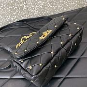 Valentino Garavani Rockstud Spike Nappa Bag Black 23x17x7cm - 6