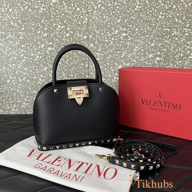 Valentino Garavani Rockstud Small Black Bag 21x15x10cm - 1