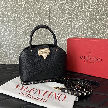 Valentino Garavani Rockstud Small Black Bag 21x15x10cm