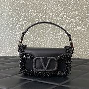 Valentino Garavani Mini Loco Black Bag 19x10.5x5cm - 1