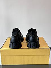 Fendi Force Lace-ups Black Leather - 5