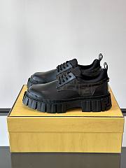 Fendi Force Lace-ups Black Leather - 4