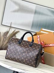 Louis Vuitton LV Speedy Soft 30 Dark Black Monogram 30x21x17cm - 6