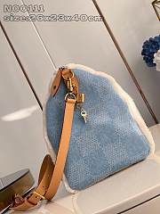 Louis Vuitton LV Speedy 40 Winter Denim 40x26x23cm - 4