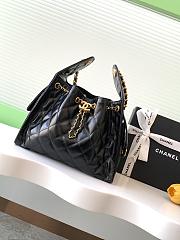 Chanel Black Bag Lambskin Gold 30x26x14cm - 1