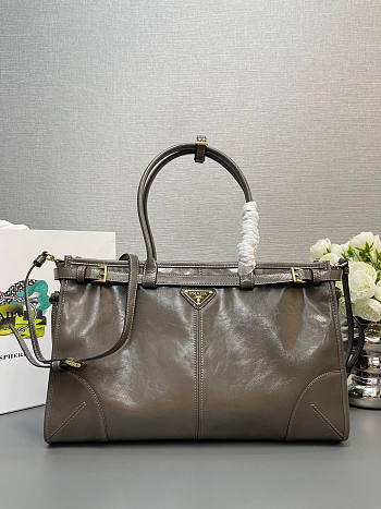 Prada Large Leather Handbag 38x24x12cm