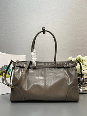 Prada Large Leather Handbag 38x24x12cm - 4