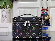 Louis Vuitton LV Cosmetic Bag Multicolor Black 20x14x13cm - 1