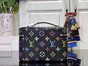 Louis Vuitton LV Cosmetic Bag Multicolor Black 20x14x13cm - 6