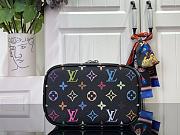 Louis Vuitton LV Cosmetic Bag Multicolor Black 20x14x13cm - 5